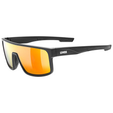 UVEX BRÝLE LGL 51 BLACK MAT/MIR.RED (S5330252213) Množ. Uni