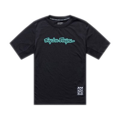 TLD DĚTSKÝ DRES S KRÁTKÝM RUKÁVEM YOUTH SKYLINE RIDE TEE SIGNATURE BLACK / REAL TEAL (38407204) TLD DĚTSKÝ DRES S KRÁTKÝM RUKÁVEM YOUTH SKYLINE RIDE TEE SIGNATURE BLACK / REAL TEAL (38407204)