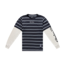 TLD PÁNSKÝ DRES S DLOUHÝM RUKÁVEM SKYLINE FAKIE RIDE TEE STRIPE CARBON (33226001) 
