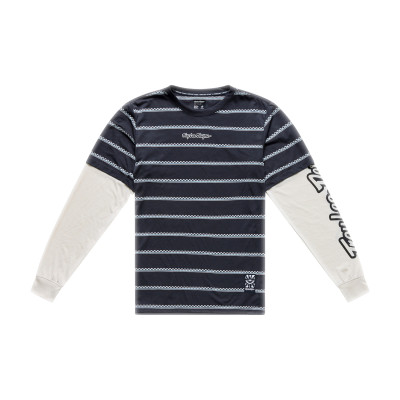 TLD PÁNSKÝ DRES S DLOUHÝM RUKÁVEM SKYLINE FAKIE RIDE TEE STRIPE CARBON (33226001) TLD PÁNSKÝ DRES S DLOUHÝM RUKÁVEM SKYLINE FAKIE RIDE TEE STRIPE CARBON (33226001)