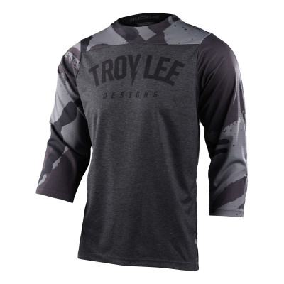 TLD DRES S 3/4 RUKÁVEM RUCKUS CAMBER CAMO BLACK HEATHER (31888800) TLD DRES S 3/4 RUKÁVEM RUCKUS CAMBER CAMO BLACK HEATHER (31888800)