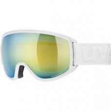 lyžařské brýle UVEX TOPIC FM SPHERE white mat DL/FM orange-blue (S2) (1030) (S5505701030) Množ. Uni
