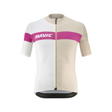 MAVIC PÁNSKÝ DRES S KRÁTKÝM RUKÁVEM KSYRIUM PRO WHITE PEPPER (T000561) 