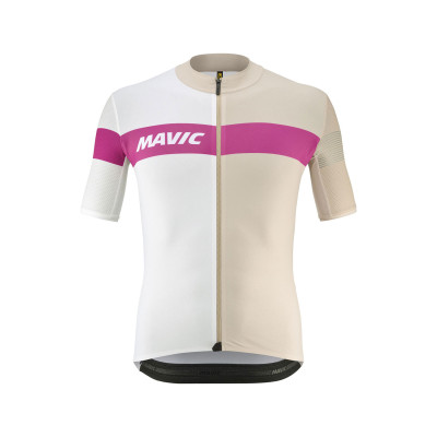 MAVIC PÁNSKÝ DRES S KRÁTKÝM RUKÁVEM KSYRIUM PRO WHITE PEPPER (T000561) 