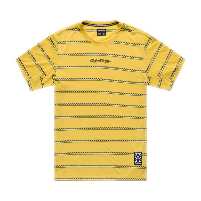 TLD PÁNSKÝ DRES S KRÁTKÝM RUKÁVEM SKYLINE RIDE TEE CHECKED OUT BUTTER (38201601) 
