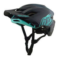 TLD HELMA FLOWLINE SE MIPS BADGE CARBON / REAL TEAL (11056820) 