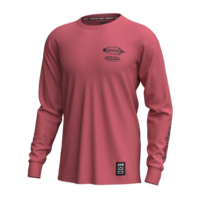 TLD PÁNSKÝ DRES S DLOUHÝM RUKÁVEM SKYLINE RIDE TEE FEATHERED EMBER RED (38384000) TLD PÁNSKÝ DRES S DLOUHÝM RUKÁVEM SKYLINE RIDE TEE FEATHERED EMBER RED (38384000)