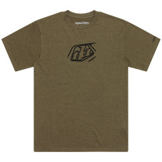 TLD TRIKO S KRÁTKÝM RUKÁVEM BADGE OLIVE HEATHER (70156810) 