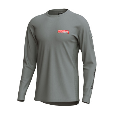 TLD PÁNSKÝ DRES S DLOUHÝM RUKÁVEM RUCKUS RIDE TEE CUSTOM PAINT MID GRAY (37142200) 