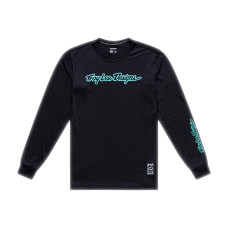 TLD PÁNSKÝ DRES S DLOUHÝM RUKÁVEM SKYLINE RIDE TEE SIGNATURE BLACK / REAL TEAL (38307202) TLD PÁNSKÝ DRES S DLOUHÝM RUKÁVEM SKYLINE RIDE TEE SIGNATURE BLACK / REAL TEAL (38307202)