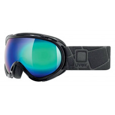 lyžařské brýle UVEX G.GL 7, black/litemirror green (2026) Množ. Uni