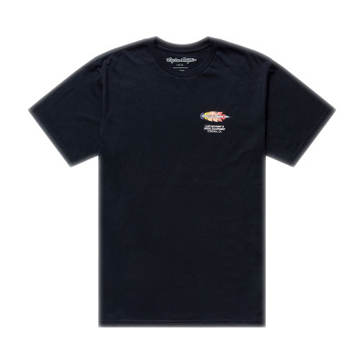 TLD TRIKO S KRÁTKÝM RUKÁVEM FEATHER BLACK / BLACK (70157102) 