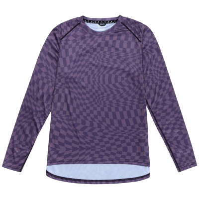 TLD DÁMSKÝ DRES S DLOUHÝM RUKÁVEM LILIUM TWISTED CHECKERS DEEP PURPLE (35851601) TLD DÁMSKÝ DRES S DLOUHÝM RUKÁVEM LILIUM TWISTED CHECKERS DEEP PURPLE (35851601)