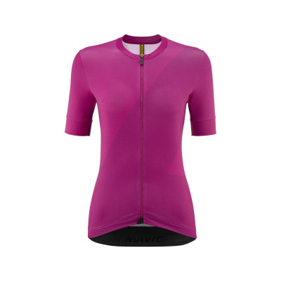 MAVIC DÁMSKÝ DRES S KRÁTKÝM RUKÁVEM AKSIUM GRAPHIC BIG M/FUCHSIA (T000592) 