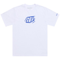 TLD TRIKO S KRÁTKÝM RUKÁVEM BADGE WHITE (70156809) 