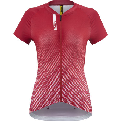 MAVIC DÁMSKÝ DRES S KRÁTKÝM RUKÁVEM AKSIUM POPPY RED (T000677) 
