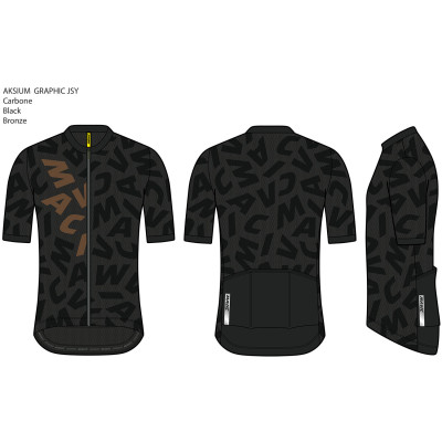 MAVIC DRES AKSIUM GRAPHIC BRONZE CARBONE (T000129) 