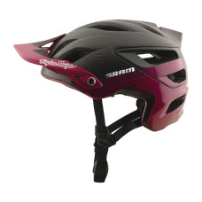 TLD HELMA A3 TROY LEE DESIGNS X SRAM RADIOSCAPE BLK / BERRY (15095500) 