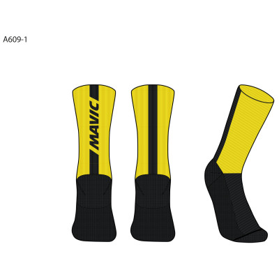 MAVIC PONOŽKY MAVIC LOGO YELLOW BLACK (G000265) 
