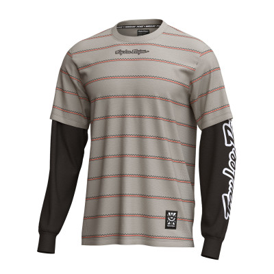 TLD PÁNSKÝ DRES S DLOUHÝM RUKÁVEM SKYLINE FAKIE RIDE TEE STRIPE PUMICE (33226002) TLD PÁNSKÝ DRES S DLOUHÝM RUKÁVEM SKYLINE FAKIE RIDE TEE STRIPE PUMICE (33226002)