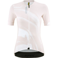 MAVIC DÁMSKÝ DRES S KRÁTKÝM RUKÁVEM AKSIUM GRAPHIC ROSE / WHITE (T000678) 